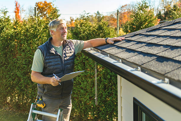 Professional Flat Roof Repair technician working in Constantia, NY